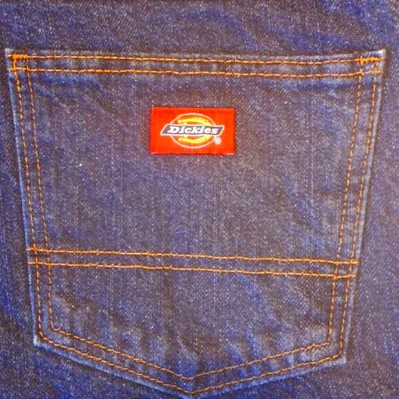 Dickies Straight Cotton Denim Blue Jeans 42X30 - Picture 8 of 8